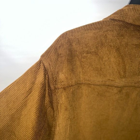 Valor Collective Jacket Mens Medium Brown 100% Cotton Corduroy Long Sleeve NWT - Picture 12 of 16